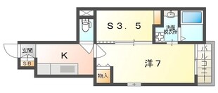 ユーアイハイツ新家の物件間取画像